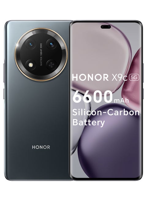 X9c ثنائي الشريحة 5G أسود تيتانيوم 8GB RAM 256GB - نسخة الشرق الأوسط
