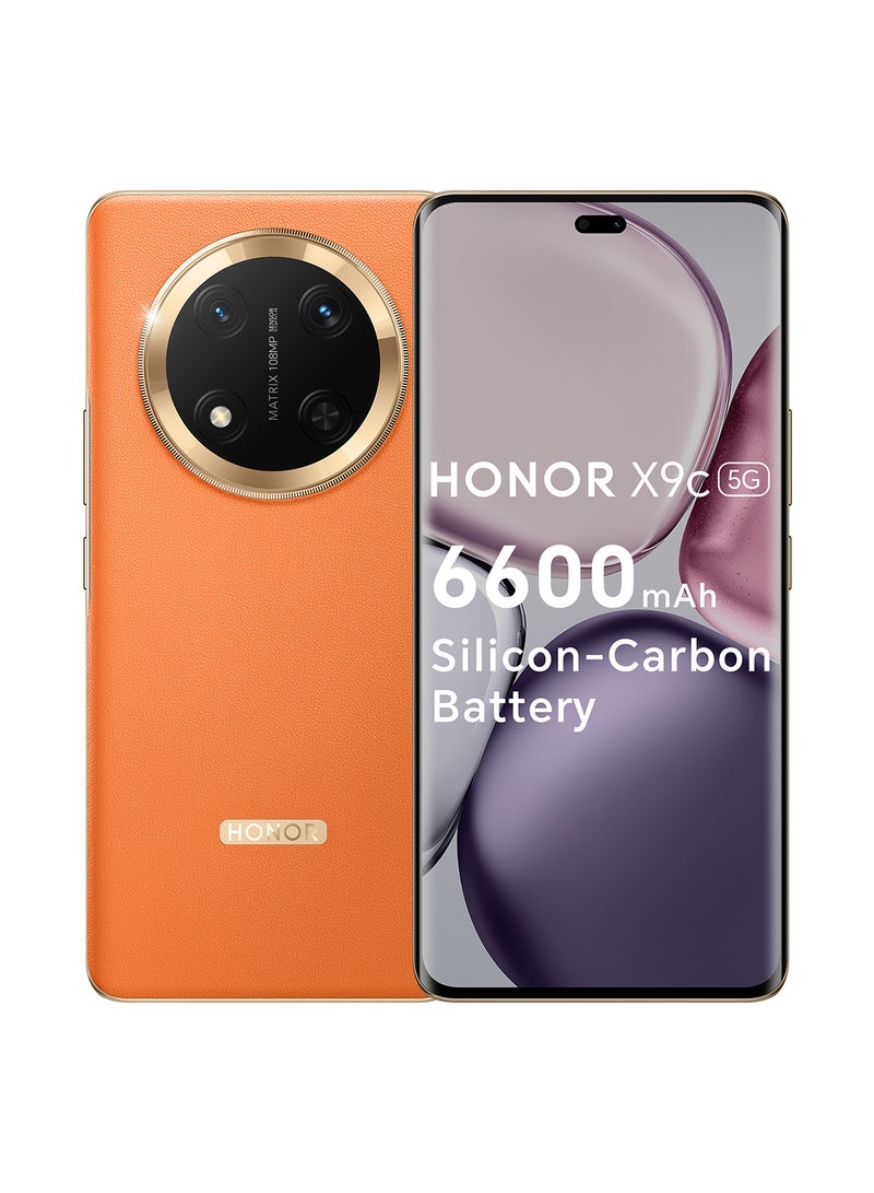 هونور - X9c Dual SIM 5G   Sunrise Orange 8GB RAM 256GB  - Middle East Version - Image 1