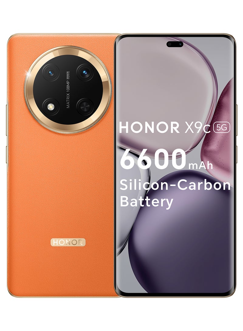 Honor X9c Dual SIM 5G   Sunrise Orange 8GB RAM 256GB  - Middle East Version - Image 1