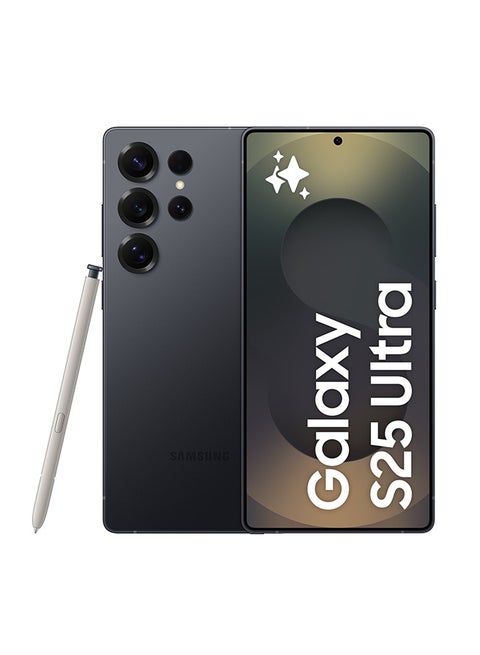 Galaxy S25 Ultra AI Dual SIM Jetblack 12GB RAM 256GB 5G - Middle East Version