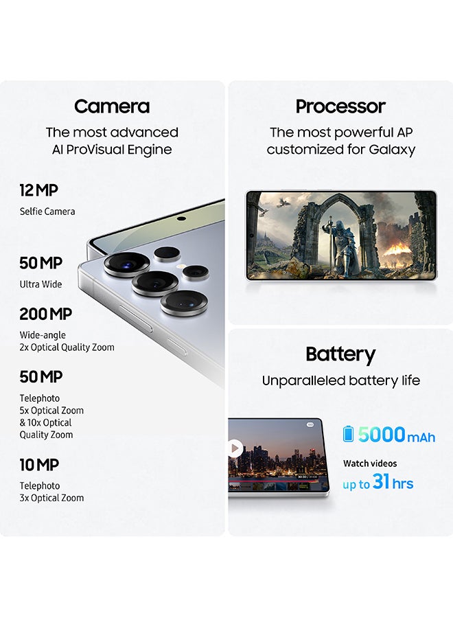 Samsung Galaxy S25 Ultra AI Dual SIM Pinkgold 12GB RAM 512GB 5G - Middle East Version - Image 5