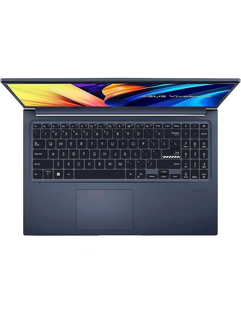 ASUS - VivoBook 15  Laptop With 15.6-Inch Full HD Display, AMD Ryzen 5 7530U Processor/16GB RAM/512GB SSD/AMD Radeon Graphics/Windows 11 Home English Quiet Blue - Image 1