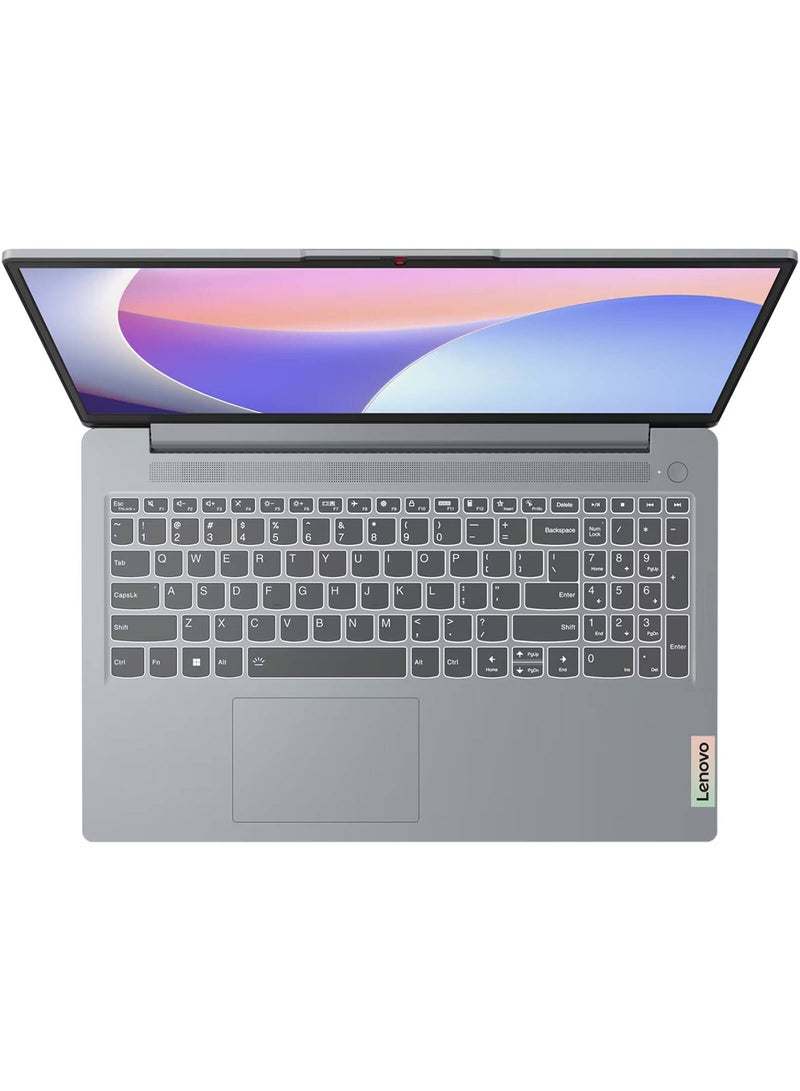 Lenovo - IdeaPad Slim 3  Laptop With 15.6-Inch Full HD Display, Core i3-N305 Processor/8GB RAM/256GB SSD/Intel UHD Graphics/Windows 11 English Arctic Grey - Image 1