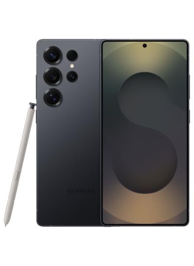 سامسونج جالاكسي S25 ألترا AI ثنائي الشريحة أسود جت 12 جيجابايت RAM 1 تيرابايت 5G - النسخة الدولية - Image 1