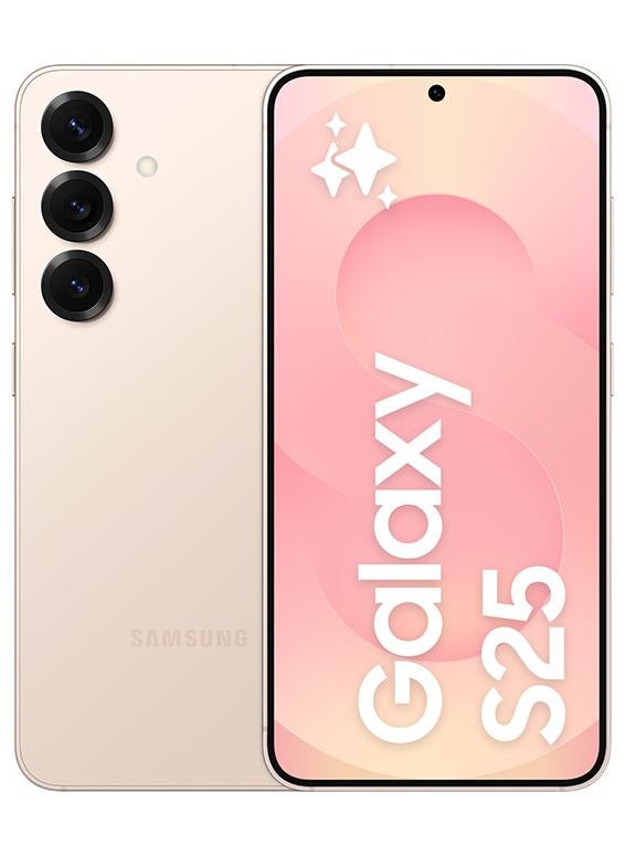 Samsung Galaxy S25 AI Dual SIM Pinkgold 12GB RAM 256GB 5G - Middle East Version - Image 1