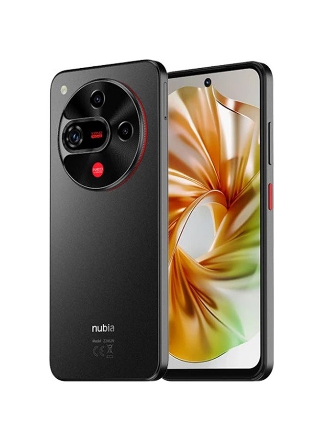 زد تي اي nubia Focus 2 Dual SIM Obsidian Black 8GB RAM 256GB 5G - Middle East Version 