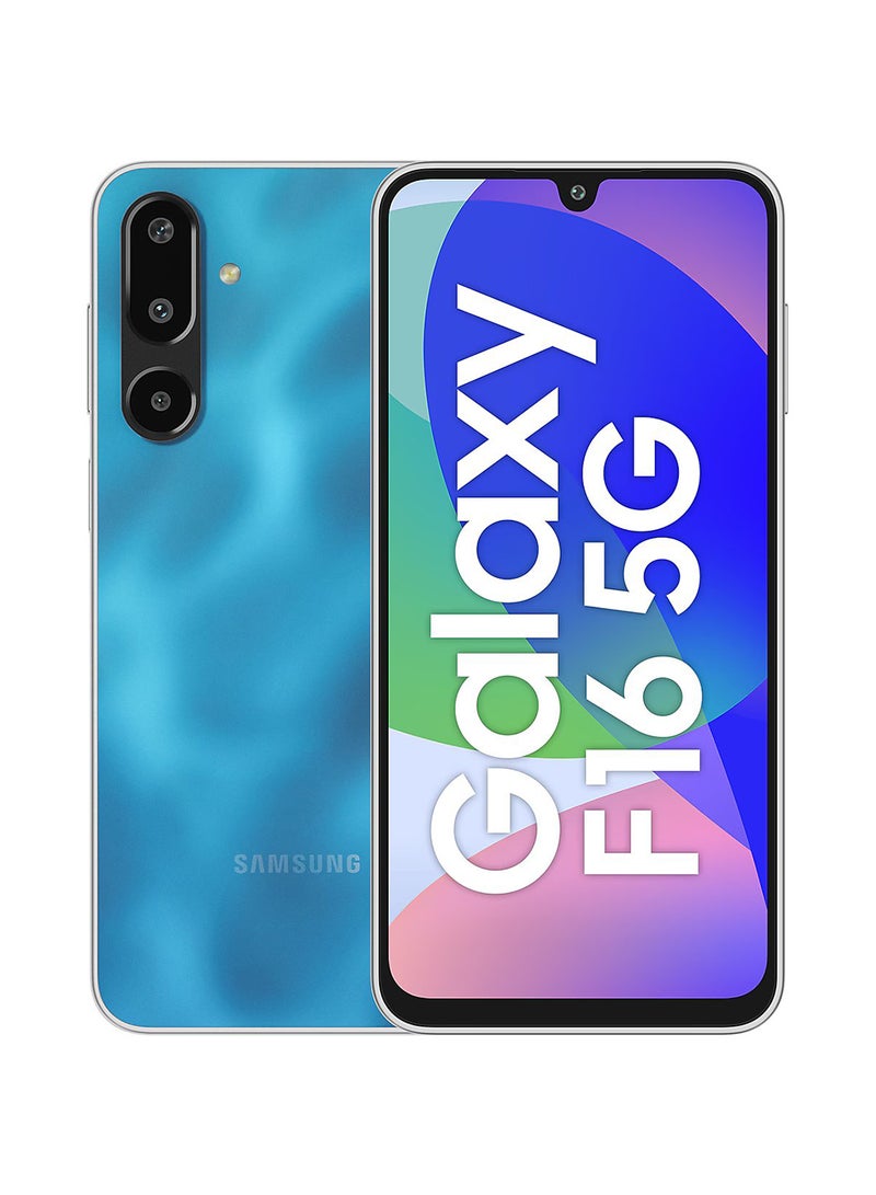 سامسونج Galaxy F16 Dual SIM Vibing Blue 4GB RAM 128GB 5G - International Version  - Image 1