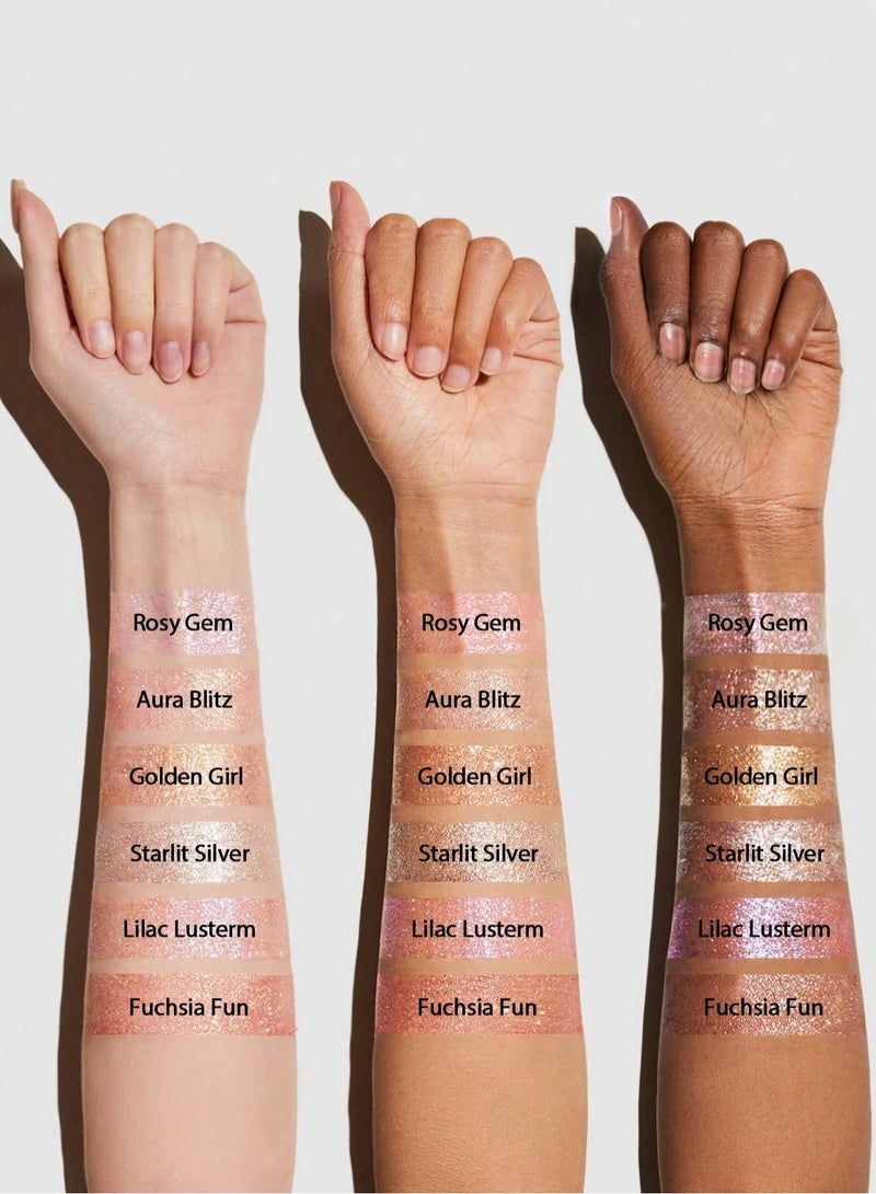 SHEGLAM - Crystal Jelly Glaze Stick - Starlit Silver - Image 1