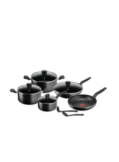 Tefal Cookware Set | Dark Stone 11 Pcs Cooking Set | Non-Stick 9 kg 1 W B491SB85 black  - Image 1