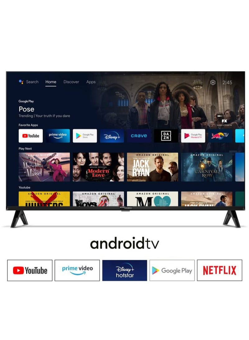 SUPER GENERAL 32 Inch Smart LED TV | HD 1366 x 768 Resolution | Android TV with Wi-Fi & DLNA | Quad-Core Processor | 16W Speaker Power | 2x HDMI, 2x USB | Netflix, YouTube, Shahid and MAXHUB SHARE Feature SGLED32PS12TS2 black - Image 1