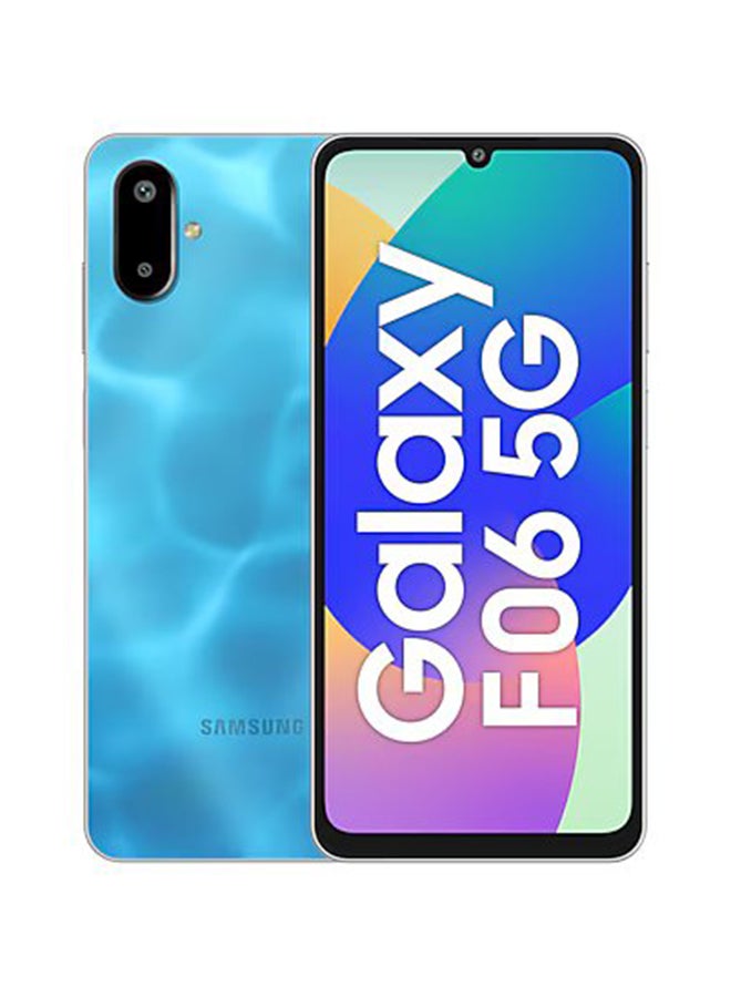 سامسونج جالاكسي F06 ثنائي الشريحة أزرق باهاما 4 جيجابايت رام 128 جيجابايت 5G - النسخة الدولية - Image 1