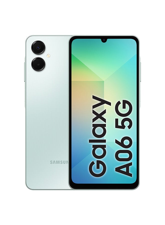Samsung Galaxy A06 Dual SIM Light Green 4GB RAM 128GB 5G - Middle East Version - Image 1