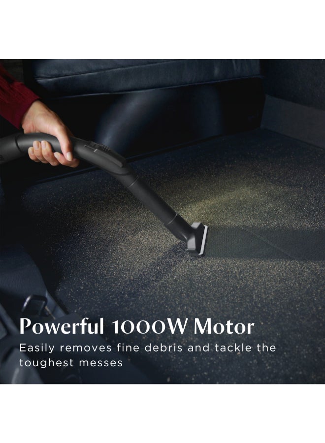 Bissell Multiclean Turbo Drum 4113 Vacuum Cleaner With Powerful Motor Canister, Wet & Dry Multi-Surface Cleaning, 15L Tank, 1000W, 32.5 × 35.5 × 50.5 Cm | 2-Year Warranty 1000 W 4113 Grey / Mambo Blue - Image 2