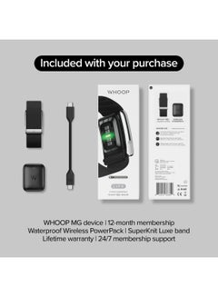 وهووب Life – 12-Month Membership – 5.O – Health & Fitness Tracker – Blood Pressure Insights, Activity Tracking – Medical-Grade ECG – 14+ Days Battery Life Onyx  - Image 5