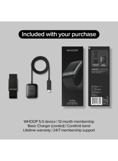 WHOOP One – 12-Month Membership – 5.0 Health and Fitness Wearable – 24/7 Activity Tracker with VO2 Max, Sleep Tracking, Personalized Coaching, Menstrual Cycle Insights – 14+ Days Battery Life Onyx  - Image 5
