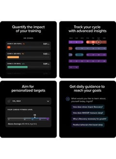 WHOOP One – 12-Month Membership – 5.0 Health and Fitness Wearable – 24/7 Activity Tracker with VO2 Max, Sleep Tracking, Personalized Coaching, Menstrual Cycle Insights – 14+ Days Battery Life Onyx  - Image 2