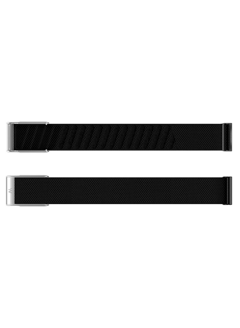 وهووب SuperKnit Luxe – Compatible with One, Peak, & Life – ECG Compatible, Performance Accessory for Health & Fitness Wearable – Premium Metals – 24/7 Activity, Sleep, Recovery Tracker Obsidian  - Image 1