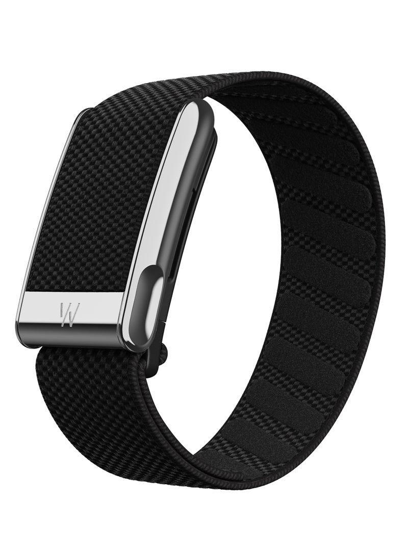 وهووب SuperKnit Luxe – Compatible with One, Peak, & Life – ECG Compatible, Performance Accessory for Health & Fitness Wearable – Premium Metals – 24/7 Activity, Sleep, Recovery Tracker Obsidian  - Image 2