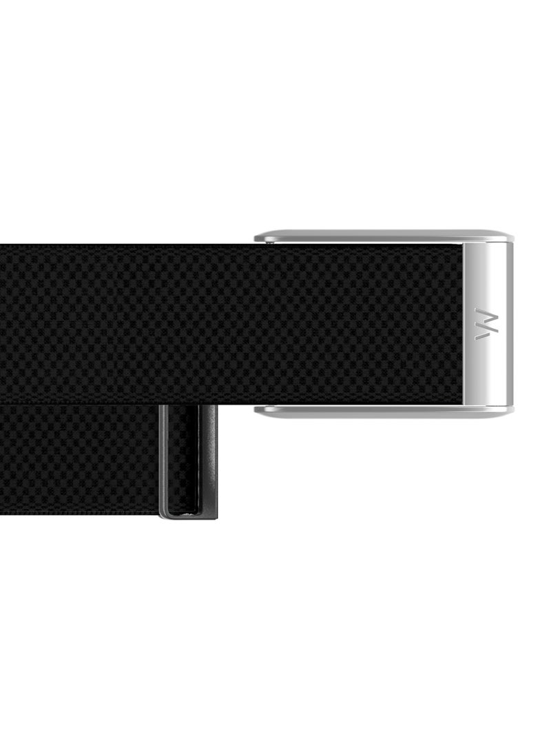 WHOOP SuperKnit Luxe – Compatible with One and Peak – Comfortable, Durable, Performance Accessory for Health & Fitness Wearable – Premium Metals – 24/7 Activity, Sleep, Recovery Tracker Obsidian  - Image 3