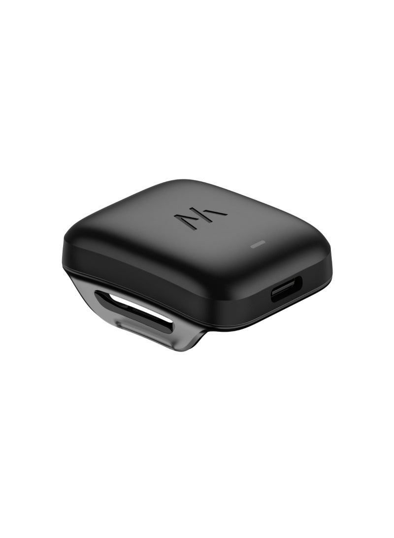 وهووب Wireless PowerPack – Compatible with One, Peak, Life – Portable, Waterproof Charger for Health, Fitness, Sleep, and Activity Wearable – 14+ Days Battery Life Jet Black  - Image 2