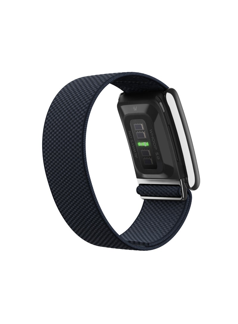 WHOOP SuperKnit Luxe – Compatible with One and Peak – Comfortable, Durable, Performance Accessory for Health & Fitness Wearable – Premium Metals – 24/7 Activity, Sleep, Recovery Tracker Midnight - Image 4