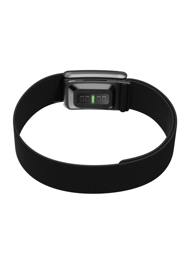 WHOOP - Bicep Band – Compatible with One, Peak, and Life – Versatile, Comfortable, Fitness Accessory for 24/7 Activity, Sleep, Recovery Tracker, Size S/M Jet Black - Image 1