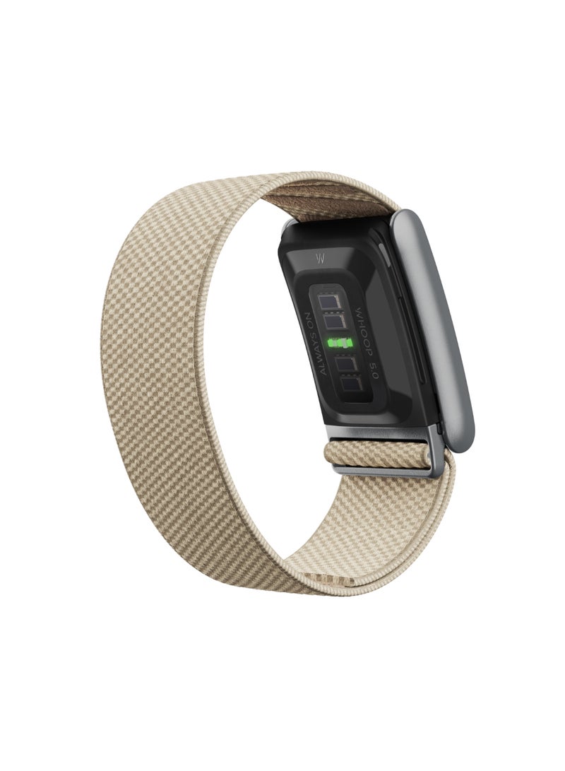 WHOOP - SuperKnit – Compatible with One and Peak – Comfortable, Everyday, Signature Performance Knit Accessory for Health & Fitness Wearable – 24/7 Activity, Sleep, Recovery Tracker Dune - Image 1