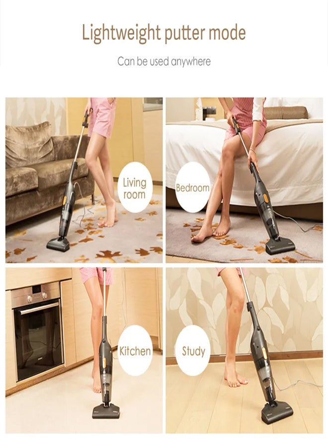 ديرما Renewed - Portable Handheld Vacuum Cleaner 600 W DX115C Black/Silver  - Image 5