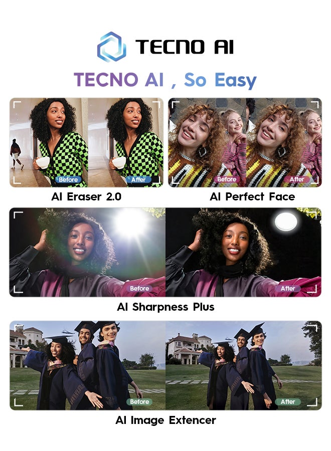 TECNO - Camon 40 Pro Dual SIM Emerald Lake Green 12GB RAM 256GB 5G - International Version With Free Gift powerbank+BT Speaker - Image 1