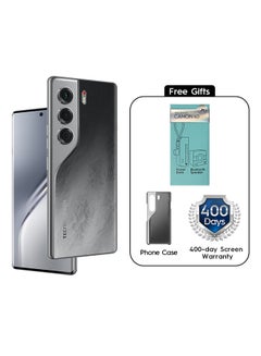 تكنو Camon 40 Pro Dual SIM Galaxy Black 12GB RAM 256GB 5G - International Version With Free Gift powerbank+BT Speaker  - Image 1