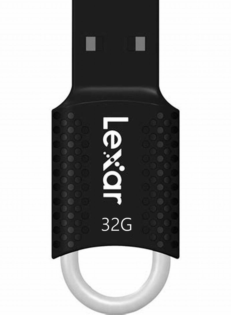 Lexar JumpDrive V40 USB 2.0 Flash Drive - Black 32 GB 