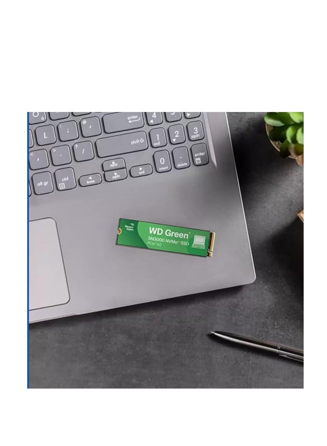 دبليو دي Western Digital 500GB WD Green SN3000 NVMe Internal SSD - Solid State Drive - Gen4 PCIe, M.2 2280, Up to 5,000 MB/s - WDS500G4G0E 500 GB  - Image 5
