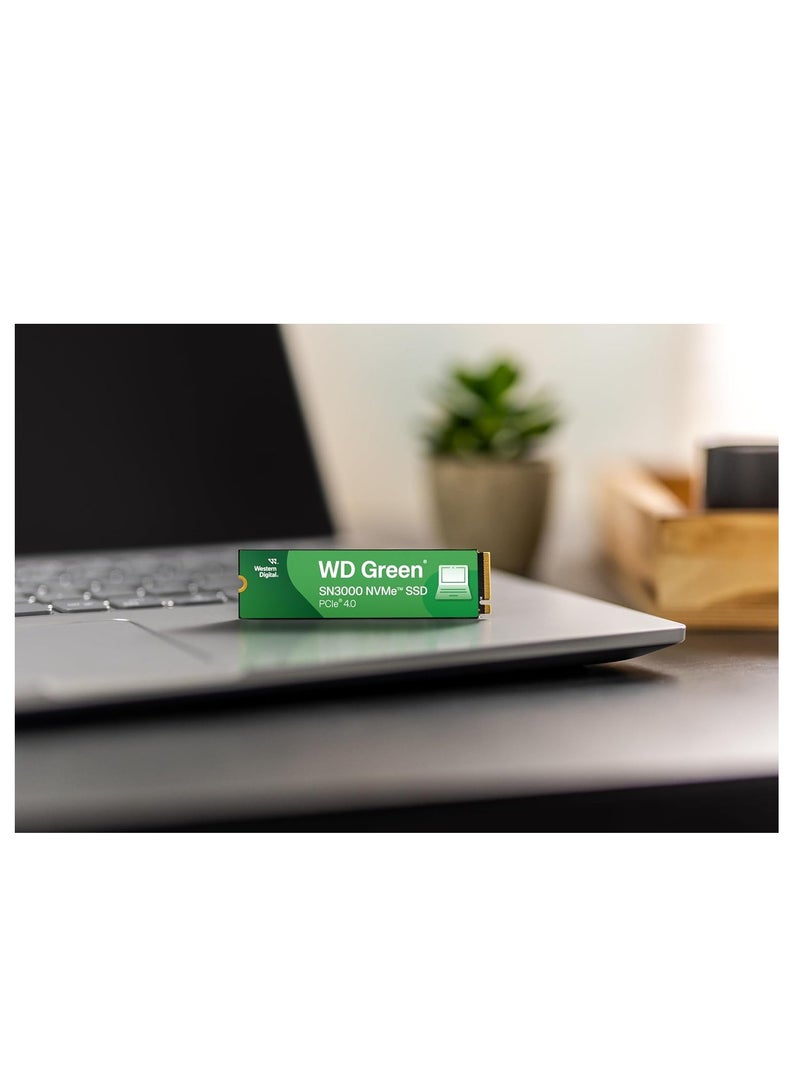 WD Western Digital 2TB WD Green SN3000 NVMe Internal SSD - Solid State Drive - Gen4 PCIe, M.2 2280, Up to 5,000 MB/s - WDS200T4G0E 2 TB - Image 2