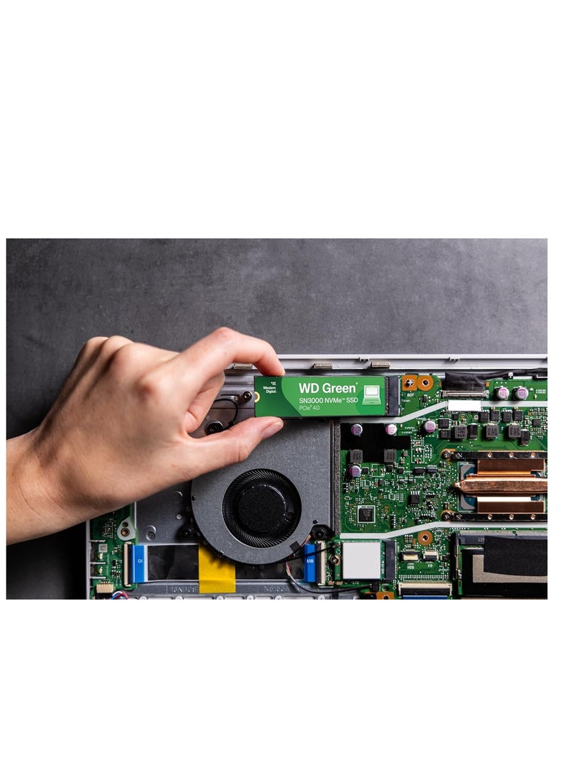 WD Western Digital 2TB WD Green SN3000 NVMe Internal SSD - Solid State Drive - Gen4 PCIe, M.2 2280, Up to 5,000 MB/s - WDS200T4G0E 2 TB - Image 4