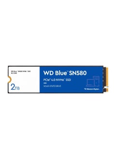 WD Western Digital 2TB WD Blue SN580 NVMe Internal Solid State Drive SSD - Gen4 x4 PCIe 16Gb/s, M.2 2280, Up to 4,150 MB/s - WDS200T3B0E 2 TB  - Image 1