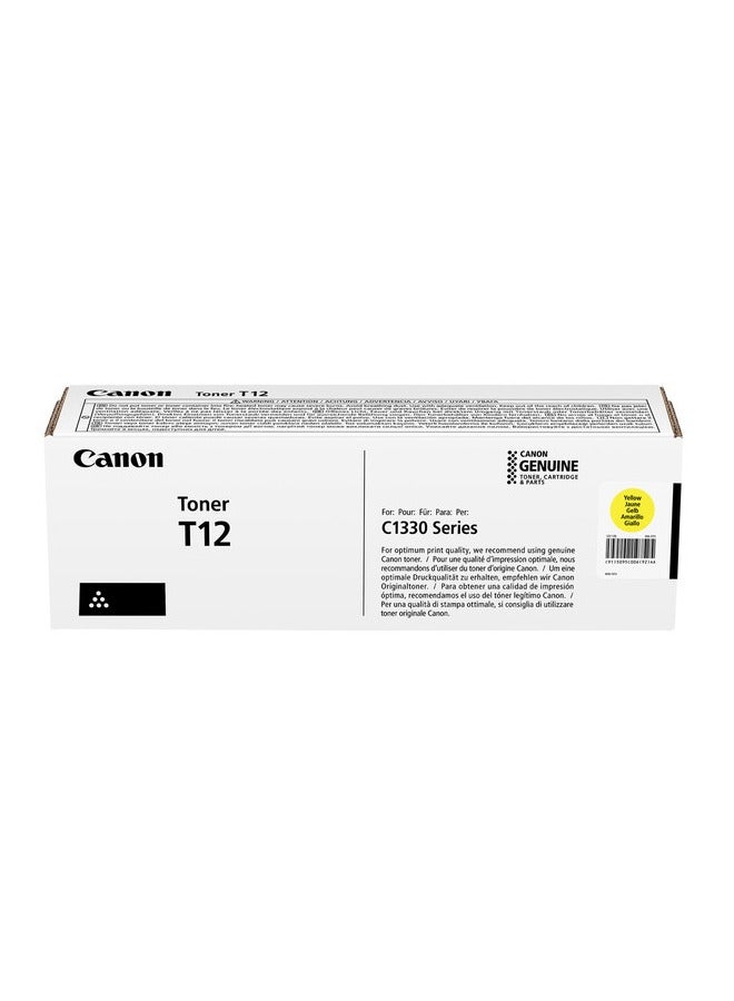 Canon Toner Yellow 5097C006 - T12 | Yellow - Image 1