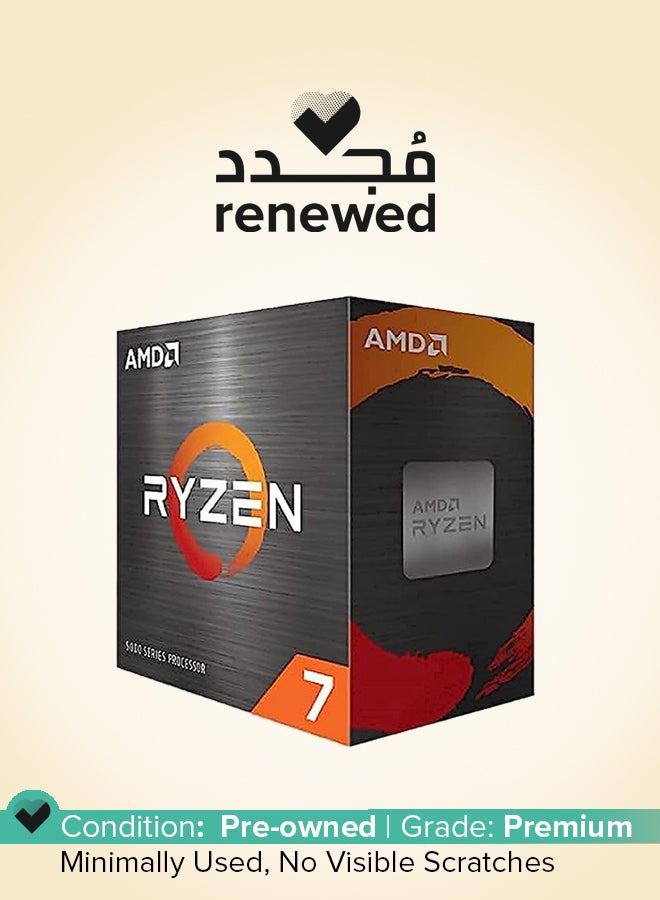 AMD Renewed - Ryzen 7 5700X Desktop Processor (8-core/16-thread, 36 MB cache, up to 4.6 GHz max boost) black - Image 1
