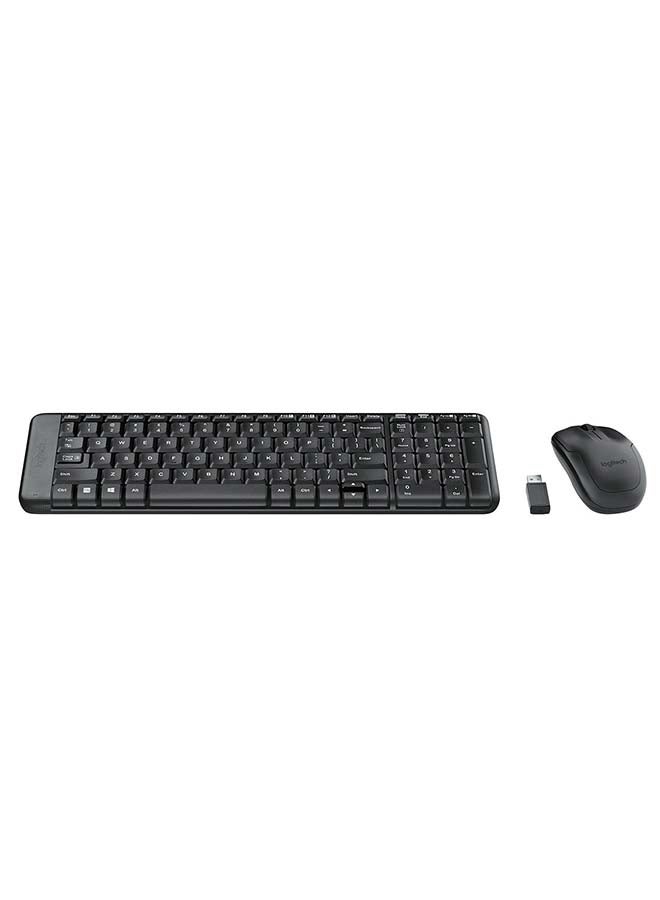 Logitech Renewed - MK220 Space-Saving Wireless Keyboard And Mouse Combo black - Image 3