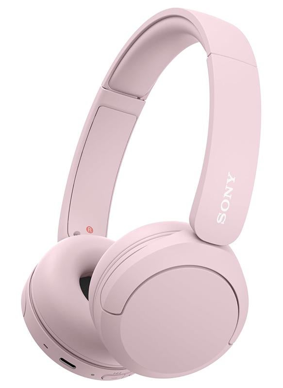 Sony WH-CH520 Wireless Headphones Bluetooth On-Ear Headset with Microphone Pink - Image 1