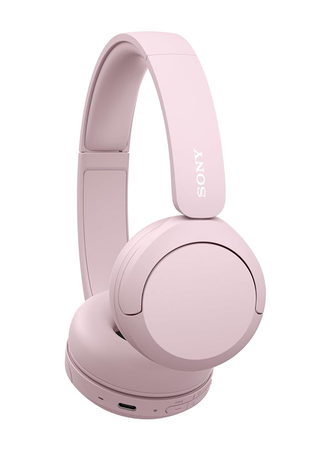 Sony WH-CH520 Wireless Headphones Bluetooth On-Ear Headset with Microphone Pink - Image 4