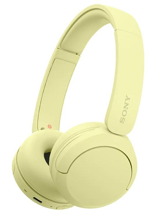 سوني WH-CH520 Wireless Headphones Bluetooth On-Ear Headset with Microphone yellow - Image 1