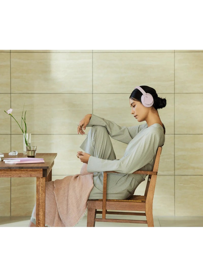 Sony - WH-CH720N Noise Canceling Wireless Headphones Bluetooth Over The Ear Headset with Microphone Pink - Image 1