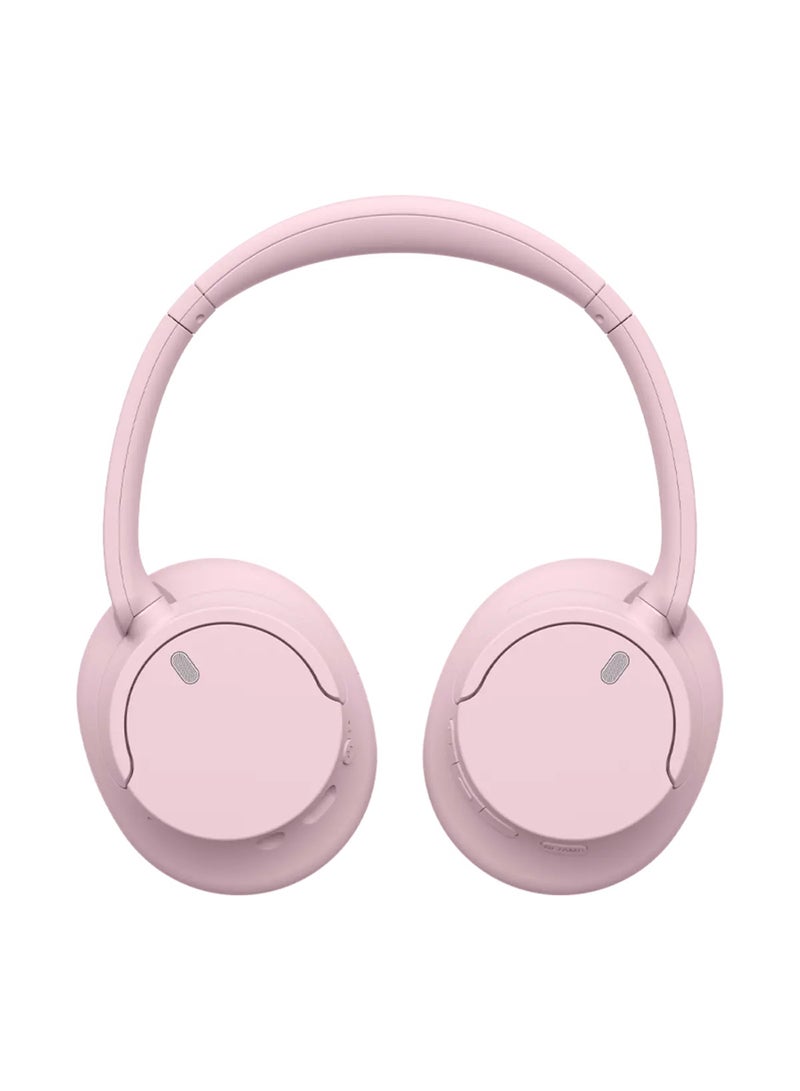 Sony - WH-CH720N Noise Canceling Wireless Headphones Bluetooth Over The Ear Headset with Microphone Pink - Image 1