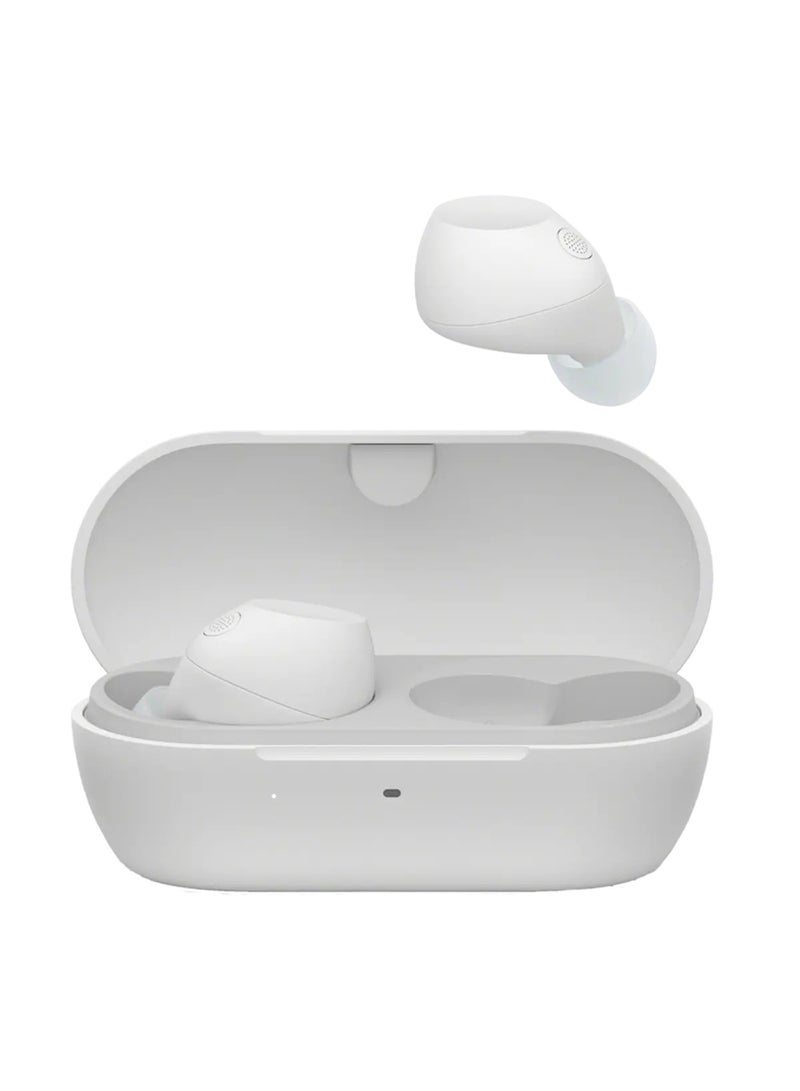 Sony - WF-C710N Wireless Noise-Canceling Earbuds with 30-Hour Battery Life, Clear Calls, and Deep Bass – Sweat & Water-Resistant White - Image 1