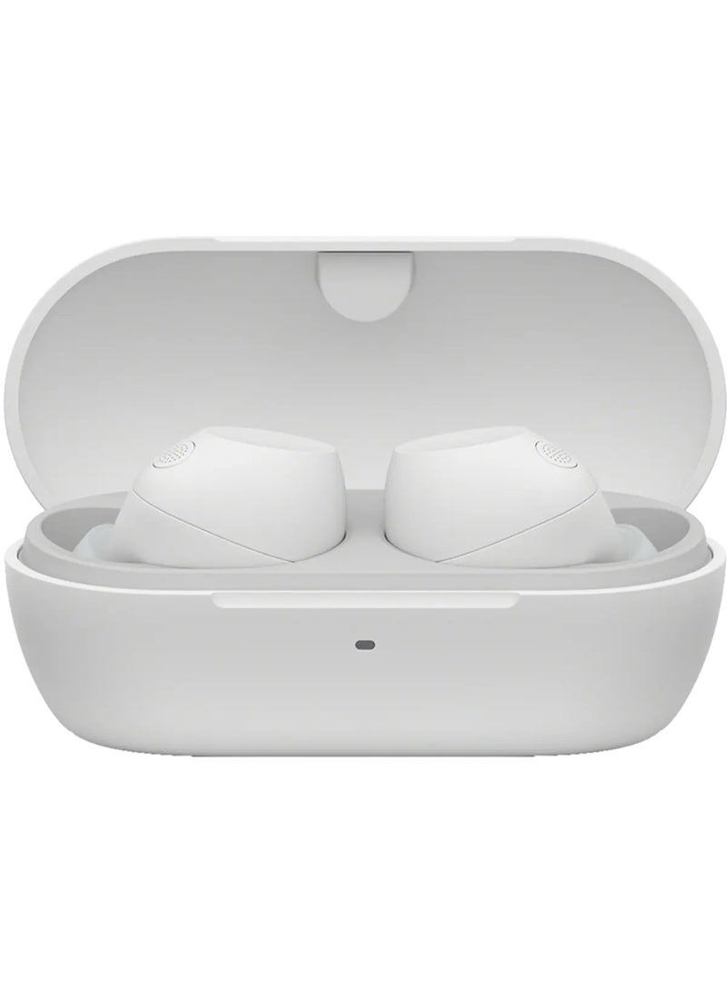 Sony - WF-C710N Wireless Noise-Canceling Earbuds with 30-Hour Battery Life, Clear Calls, and Deep Bass – Sweat & Water-Resistant White - Image 1
