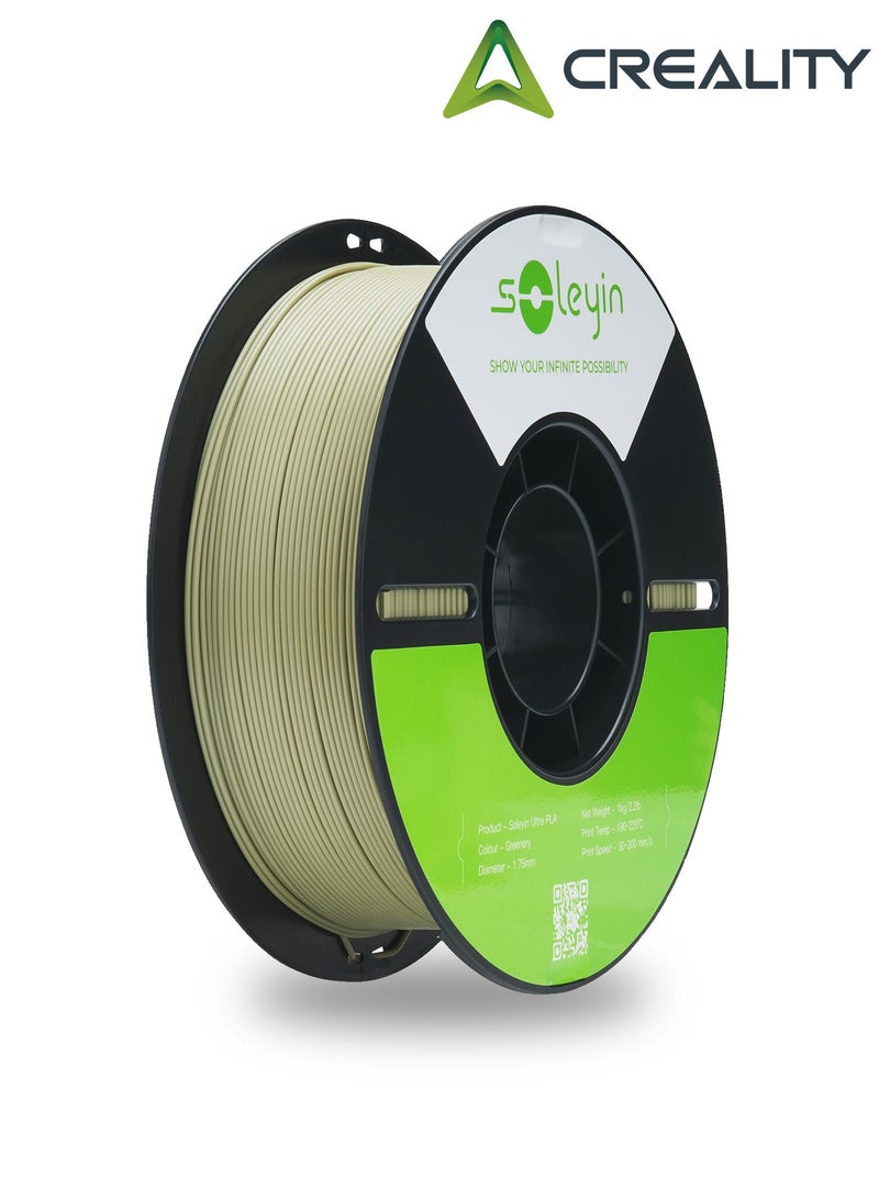 Creality 3D 3D Printer Filament, 1.75mm Soleyin Ultra PLA Filament fot 3D Printing, High-Speed Filaments , Fit Most FDM 3D Printer, Soleyin by Creality Filament, PLA Greenery  - Image 1