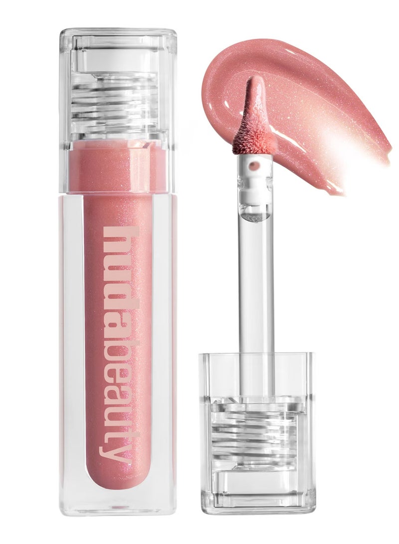 هدى بيوتي - Icy Nude Faux Filler Lip Gloss - She Flirty - Image 1
