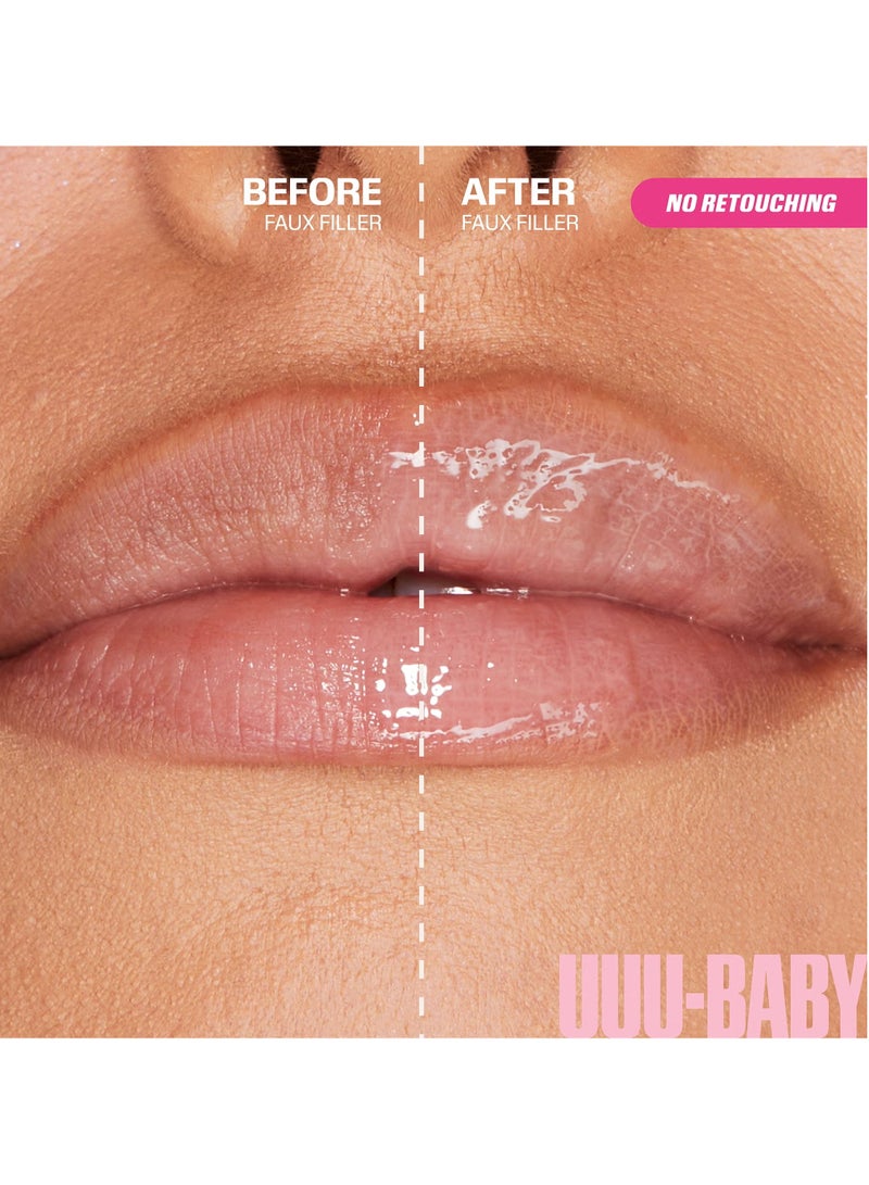 هدى بيوتي Faux Filler Extra Shine Lip Gloss - UUU-Baby  - Image 3