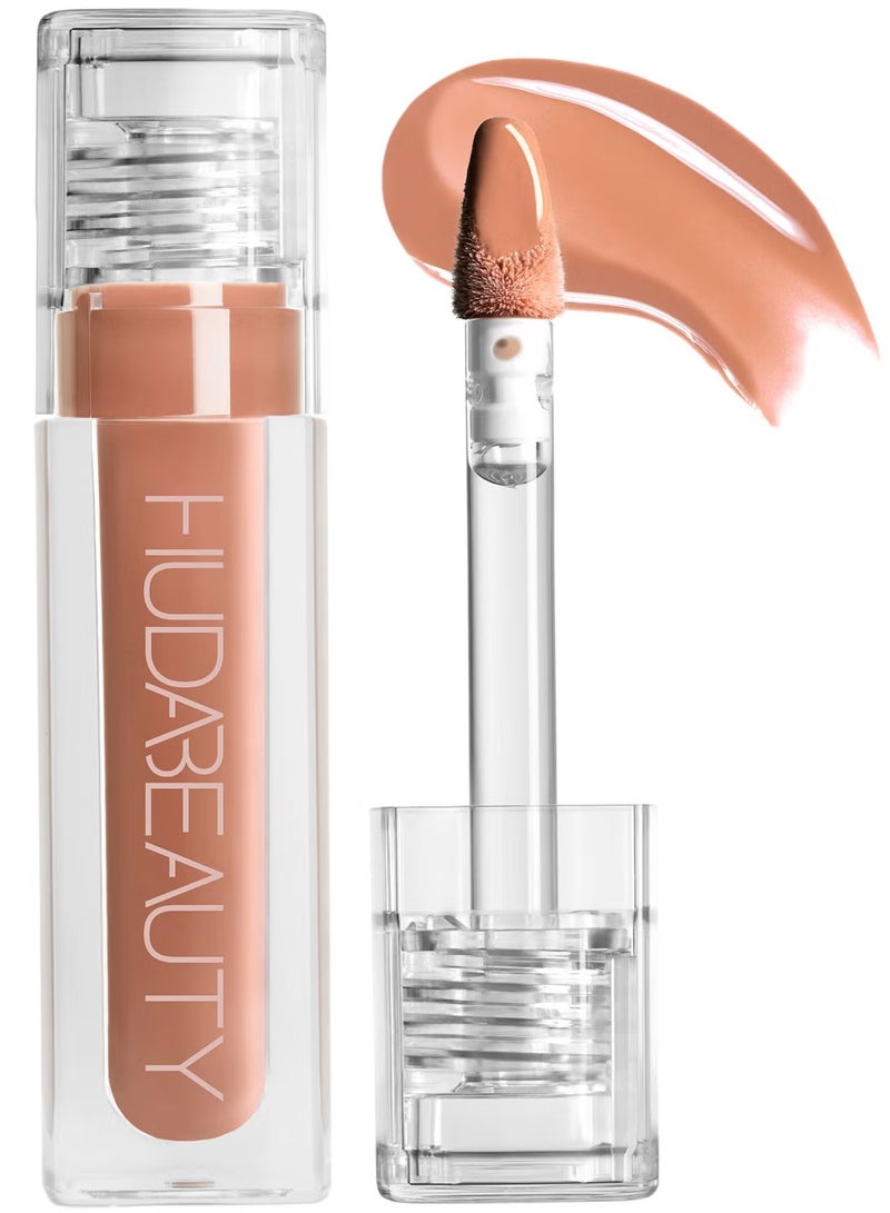 هدى بيوتي - Faux Filler Extra Shine Lip Gloss - Honey - Image 1