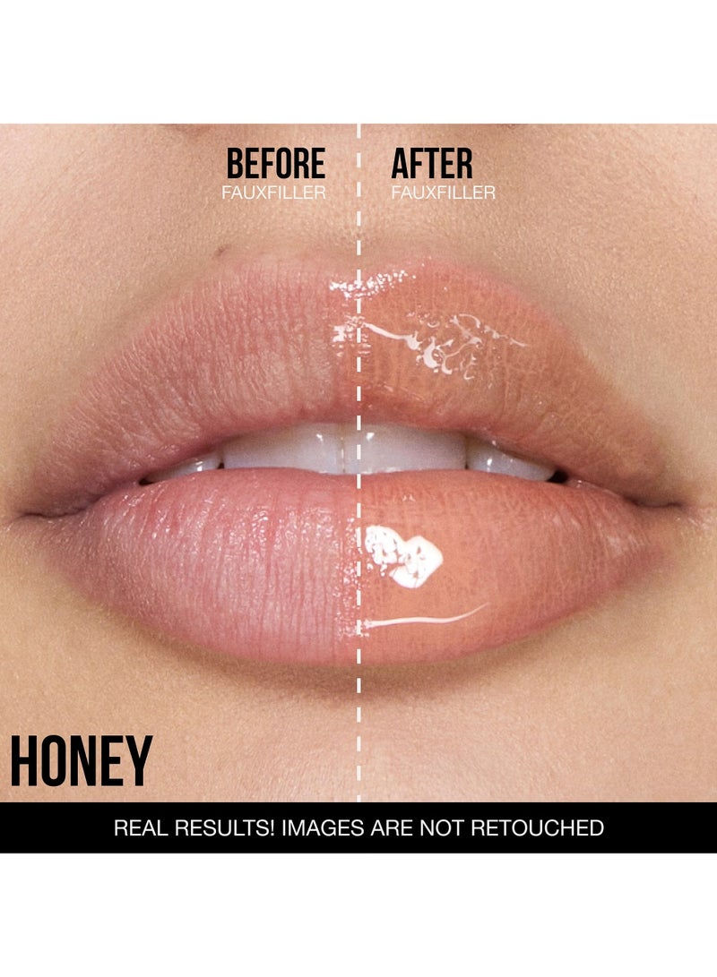 هدى بيوتي - Faux Filler Extra Shine Lip Gloss - Honey - Image 1